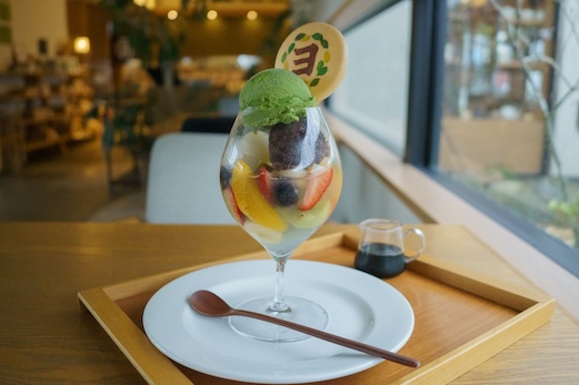 茶屋あんみつパフェ
