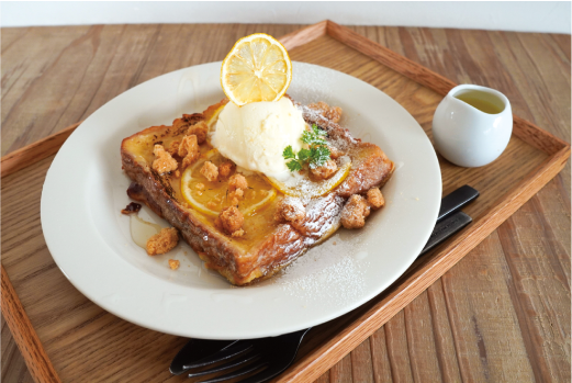 はちみつレモンのフレンチトースト