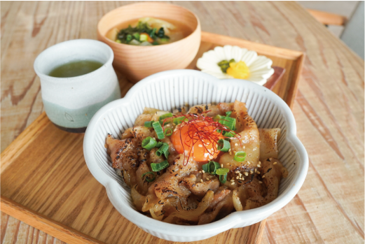 天野醤油本仕込味噌の豚丼