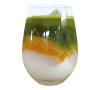 マンゴー抹茶ラテ