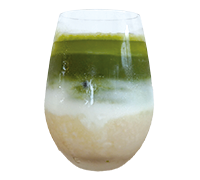 甘酒抹茶ラテ